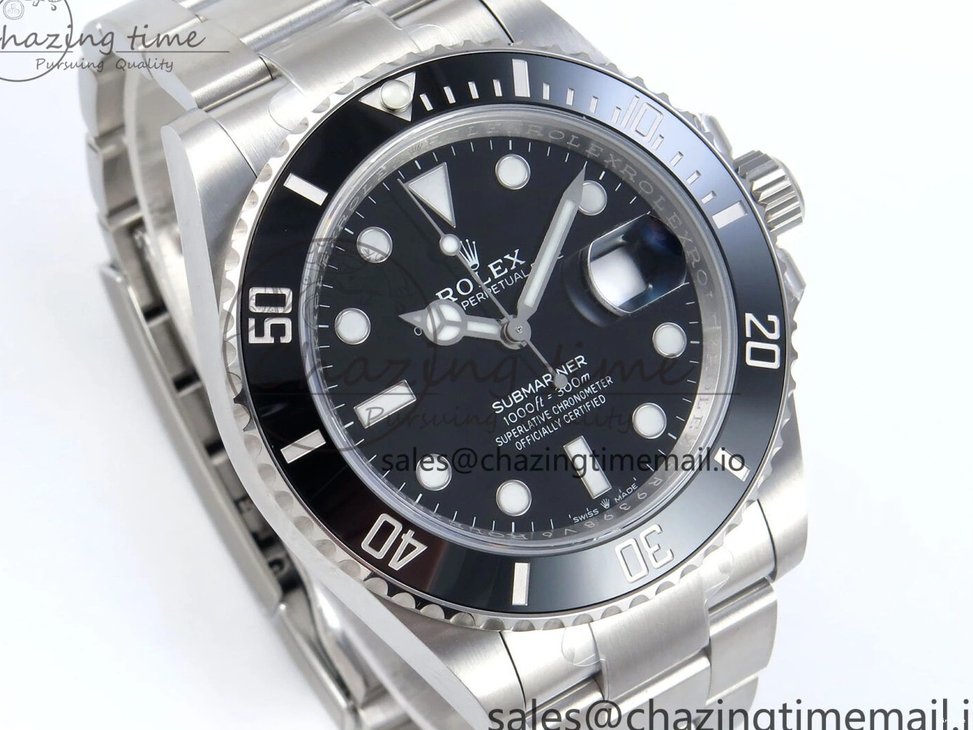 MiroTime 0410 Affordable Submariner 41mm 126610 LN SS ARF 1:1 Best Edition Steel Black Dial 904L SS Oyster Bracelet SH 362